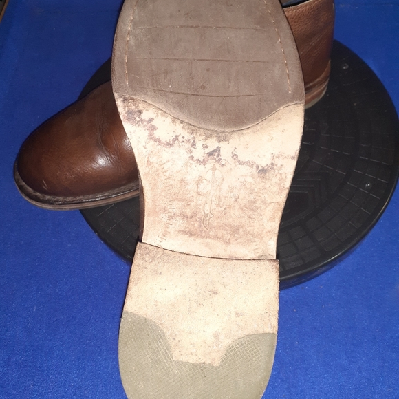 Cole Haan Men's Brown Leather 3 Eyelet Dress Chukka Boots Sz. 10M-US - Picture 8 of 9